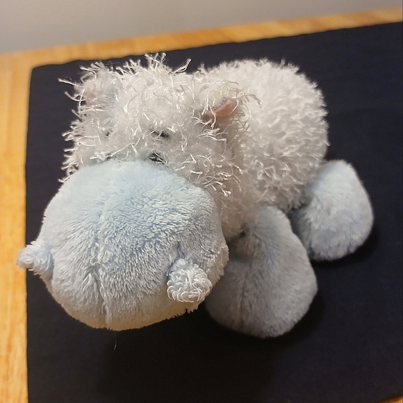 Webkinz Hippo w/ Lil Kinz Pair Ganz No Code Light Blue Plush Stuffies - Picture 6 of 10